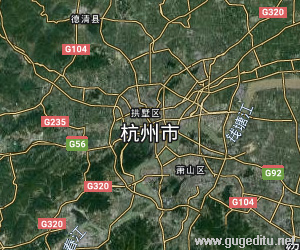 杭州市衛星地圖