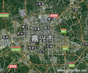嘉興市衛星地圖