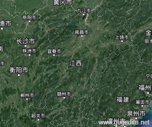 江西省衛(wèi)星地圖