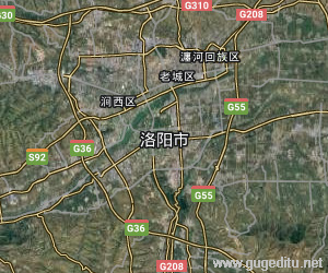 洛陽市衛星地圖