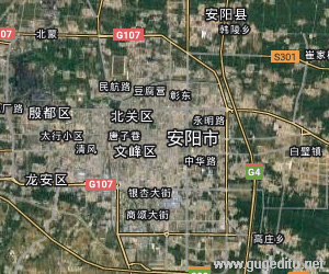 安陽市衛(wèi)星地圖