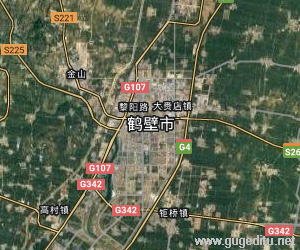 鶴壁市衛星地圖