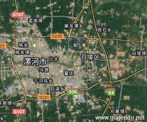 漯河市衛星地圖