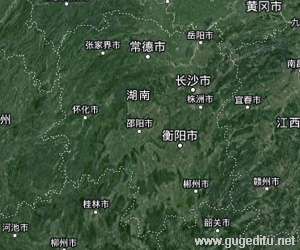 湖南省衛星地圖