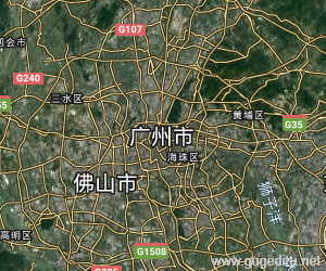 廣州市衛(wèi)星地圖