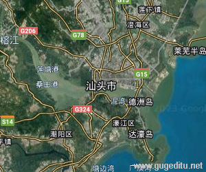 汕頭市衛(wèi)星地圖