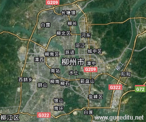 柳州市衛星地圖