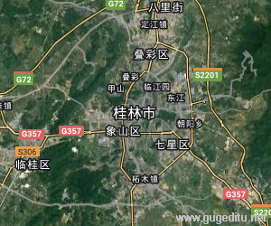 桂林市衛(wèi)星地圖