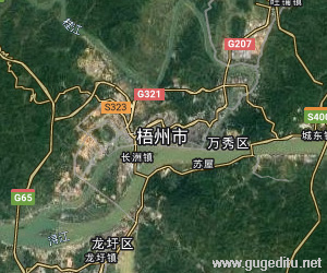 梧州市衛星地圖