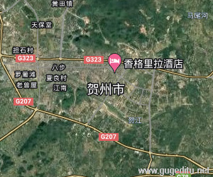 賀州市衛星地圖