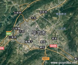 畢節(jié)市衛(wèi)星地圖