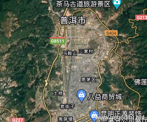 普洱市衛(wèi)星地圖