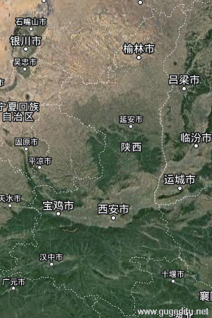 陜西省衛(wèi)星地圖