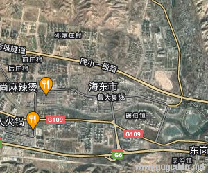 海東地區衛星地圖