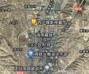 海南藏族自治州衛星地圖