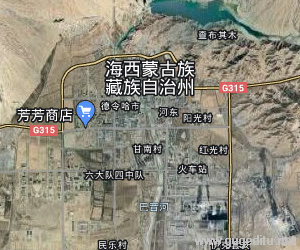 海西蒙古族藏族自治州衛(wèi)星地圖