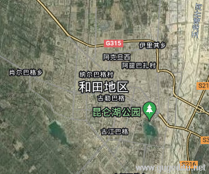 和田地區衛星地圖