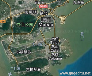 澳門特別行政區(qū)衛(wèi)星地圖