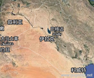 伊拉克衛星地圖