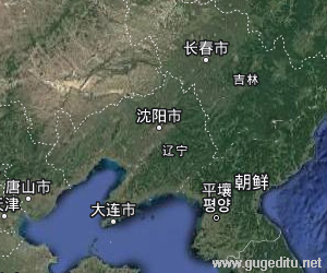 遼寧省衛星地圖