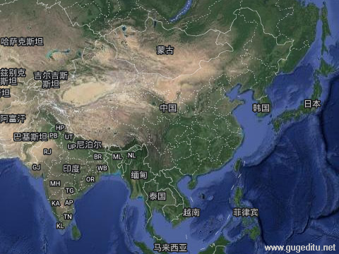 中國衛(wèi)星地圖