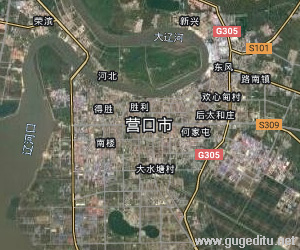 營口市衛(wèi)星地圖