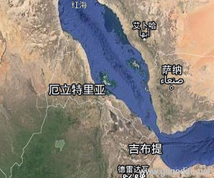 厄立特里亞衛星地圖