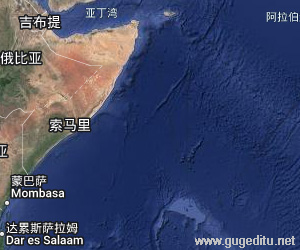 索馬里衛星地圖
