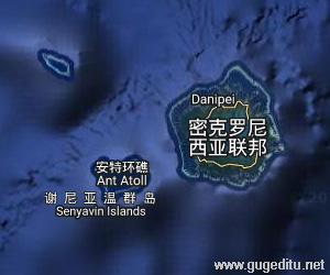 密克羅尼西亞聯(lián)邦衛(wèi)星地圖