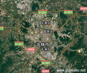 吉林市衛星地圖