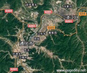 通化市衛星地圖