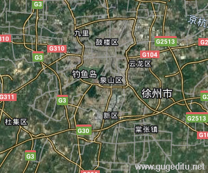 徐州市衛星地圖