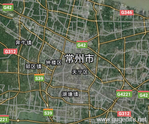 常州市衛星地圖