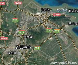 連云港市衛(wèi)星地圖
